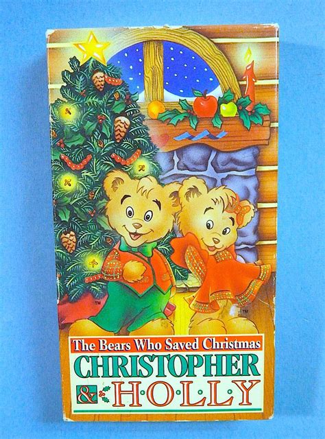 CHRISTOPHER & HOLLY Bears Who Saved Christmas Cartoon VHS Like NEW | eBay