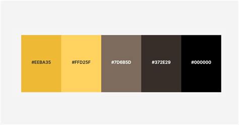 Hufflepuff Colors Palette with HEX Codes - Eggradients.com