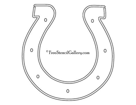 NFL Indianapolis Colts Stencil | Free Stencil Gallery | Mason jar sign ...