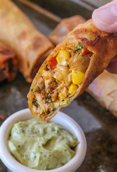 Cheesecake Factory Tex Mex Egg Rolls (Copycat) - Dinner, then Dessert