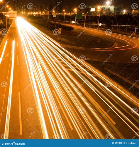 Night traffic light stock photo. Image of evening, night - 25293816