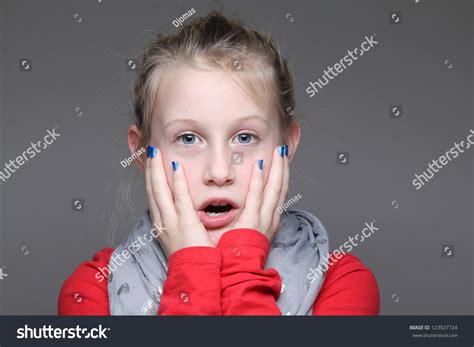 Beautiful Little Girl Funny Faces Stock Photo 123927724 | Shutterstock