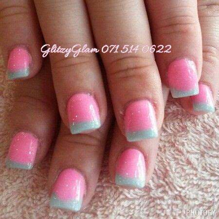 Acrylic nails Pink & turquoise | Nails, Acrylic nails, Cute nails