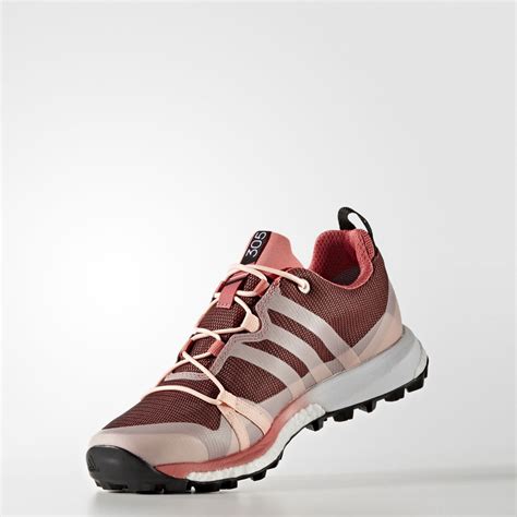 Adidas Terrex Agravic Womens Pink Gore Tex Waterproof Running Shoes ...