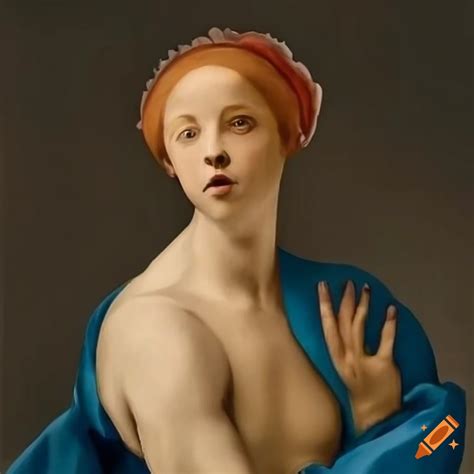 Visual for pontormo exhibition at musee du louvre on Craiyon