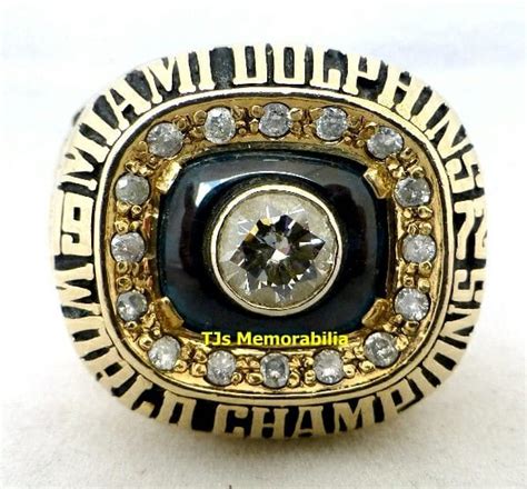 1972 MIAMI DOLPHINS SUPER BOWL VII CHAMPIONSHIP RING - PERFECT SEASON ...