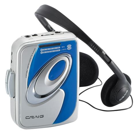 Craig Personal AM/FM Radio Cassette Player with Headphones - Walmart.com - Walmart.com