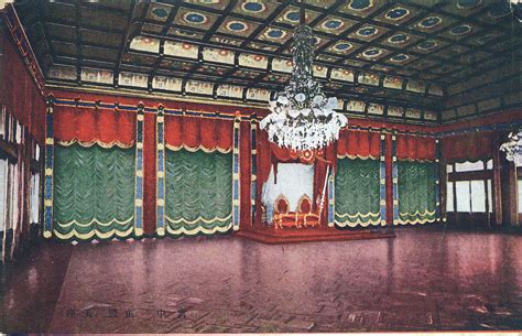 Imperial Palace (Meiji Palace) interiors, Tokyo, c. 1920. | Old ...