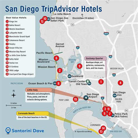 SAN DIEGO HOTEL MAP - Best Areas, Neighborhoods, & Places to Stay