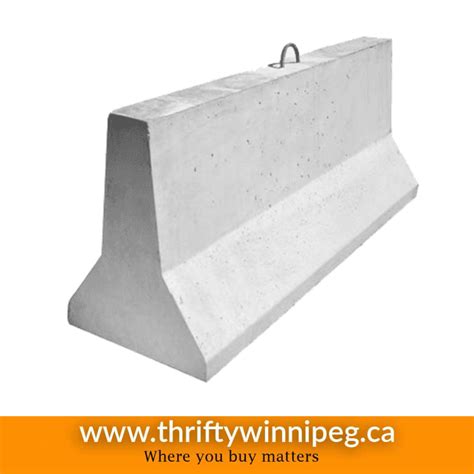 Concrete Traffic Barriers - Thrifty Winnipeg -Manitoba's Marketplace