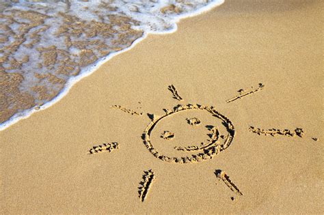 Sun Sign In Sand Free Stock Photo - Public Domain Pictures