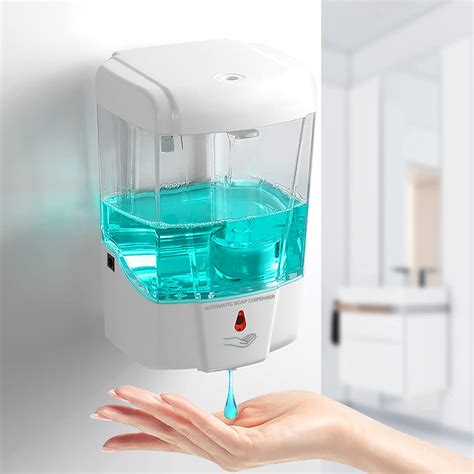 Buy Touchless Automatic Hand Sanitizer Dispenser, Gel Wall Hands Free Soap Dispenser ed 700ML ...
