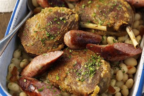 Confit Duck with Cassoulet Recipe - Great British Chefs