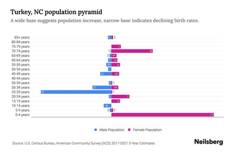 Turkey, NC Population by Age - 2023 Turkey, NC Age Demographics | Neilsberg