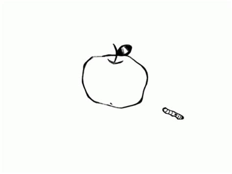 Apple Worm GIF - Apple Worm Apple And Worm - Discover & Share GIFs