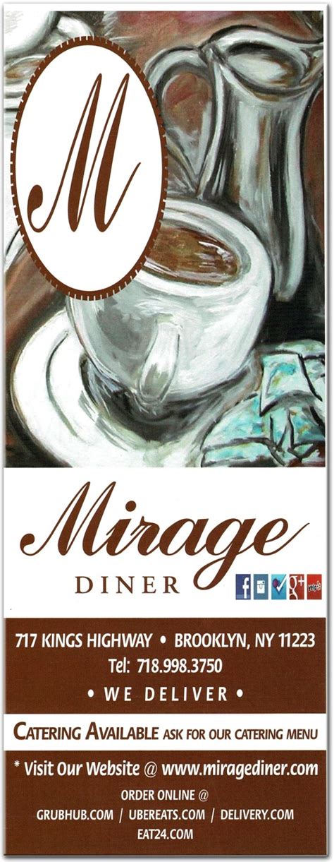 Mirage Diner Restaurant in Brooklyn / Menus & Photos