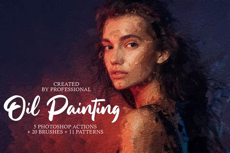 Oil Painting Photoshop Actions | Plug-ins ~ Creative Market