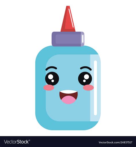 Glue bottle isolated icon Royalty Free Vector Image