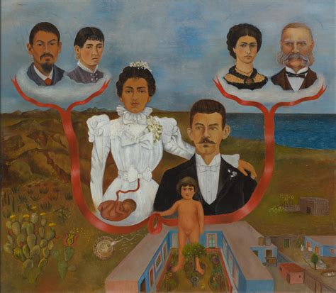 Frida Kahlo. Mis abuelos, mis padres y yo. Árbol de familia. Family Tree 1936. MoMA