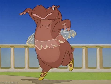 Walt Disney Fantasia Animal Hyacinth Hippo Wallpaper