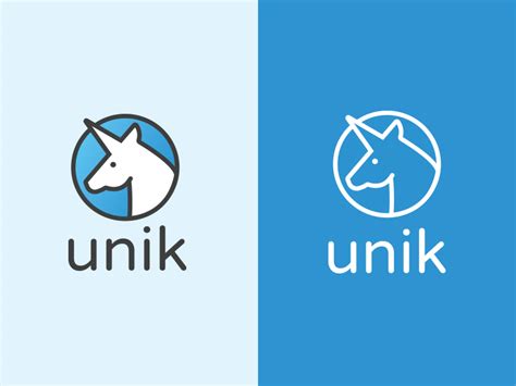 Unik logo by Emily Feng on Dribbble