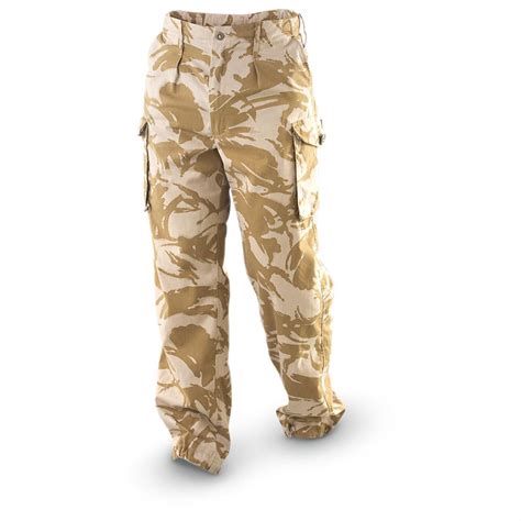 Used British Military Pants, Desert Camo - 151414, Pants at Sportsman's Guide