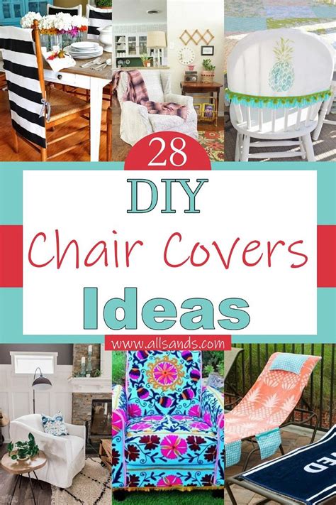 28 DIY Chair Cover Ideas For Home Decorations - All Sands