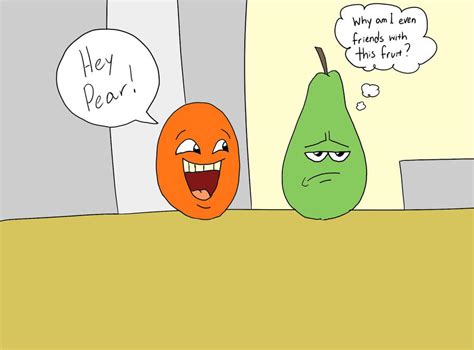 The Annoying Orange n' Pear by MysteryFanBoy718 on DeviantArt