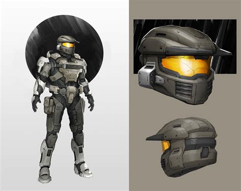 Mark V Zeta Armor and Helmet Art - Halo Infinite Art Gallery