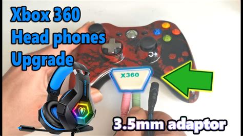 How to upgrade your Xbox 360 headphone's , adapter use 3.5mm Headset ...