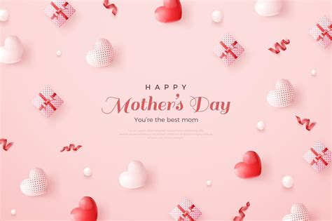 Happy mother's day on pink background. 2728760 Vector Art at Vecteezy