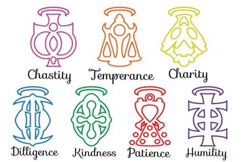 The Seven Heavenly Virtues | Wiki | Seven Deadly Sins Amino