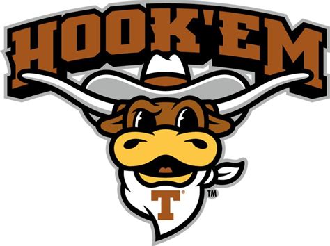 Texas Longhorns Mascot Logo History | Texas longhorns football, Texas ...