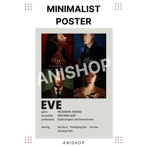 EVE KDRAMA 2022 MINIMALIST POSTER | Shopee Philippines