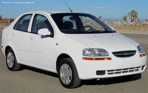 2004 Chevrolet Aveo Sedan 1.4 i (83 Hp) | Technical specs, data, fuel ...