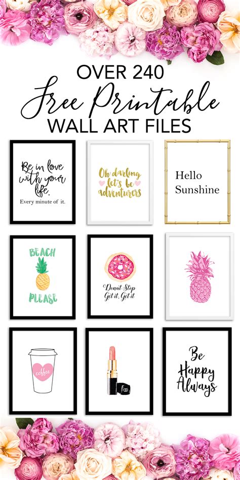 Free Printable Wall Art - Choose from over 240 Printable Art Prints to ...