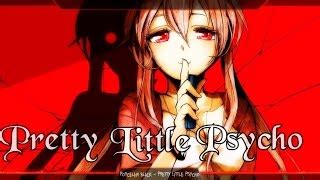 Nightcore - Pretty Little Psycho (Porcelain Black) - lyrics