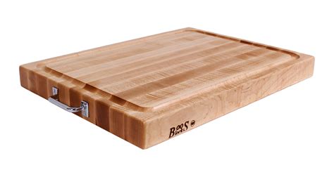 John Boos Reversible Maple Cutting Board w Handles