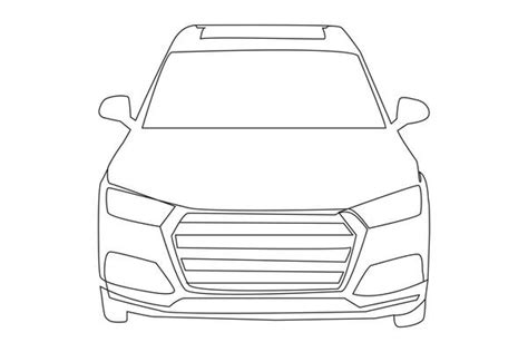 Car Top View Outline Vector Art, Icons, and Graphics for Free Download