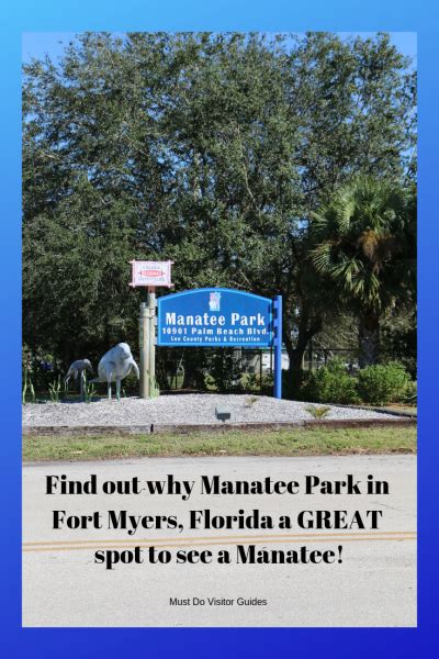 Manatee Park in Fort Myers is a Great Place to See Manatees | Must Do Visitor Guides