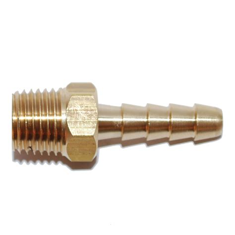 Attwood 88FBM105-6 Universal Fuel Hose Fitting - Male 1/4" NPT x 1/4 ...