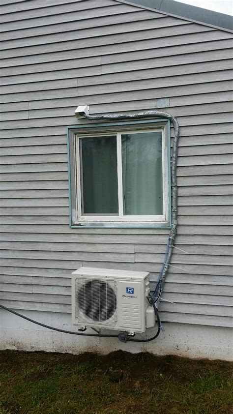 DIY homeowner ductless heat pump install, LMAO..... Almost NAILED IT!