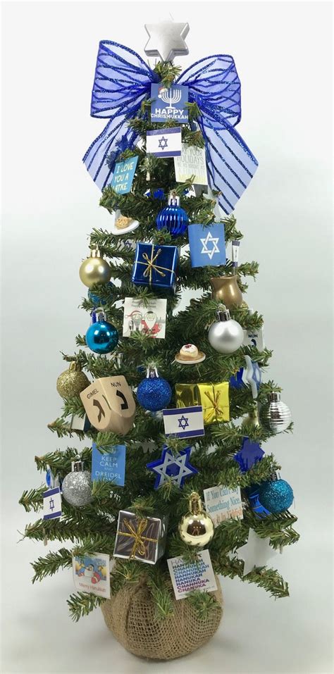 Chanukah Bush / Hanukkah Themed 24 Christmas Tree - Etsy