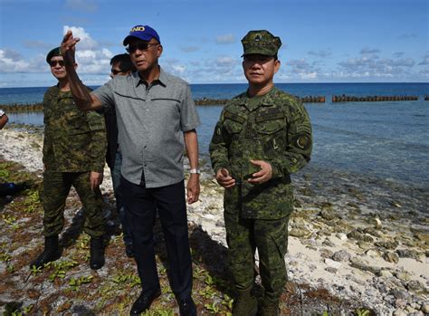 Defense chief visit to Pag-asa Island a morale boost for troops ...