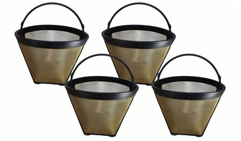 4 Cuisinart GTF-4 GTF4 Gold Tone Washable & Reusable Coffee Filter for ...