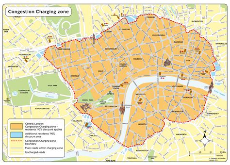 Congestion Charge Zone Map - Map Of The World