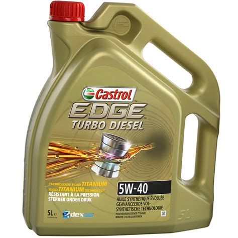 Huile moteur Castrol Edge Turbo Diesel 5W40 C3 5L | Winparts.fr - Huile moteur