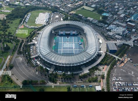 Tokyo Stadium: Tokyo, Japan: Aerial view of proposed venue for the 2020 ...