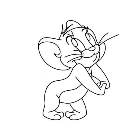 How To Draw Jerry Mouse - A Step By Step Guide