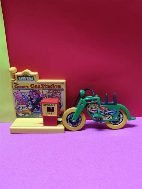 Vintage Motorbike Playset. Sesame Street. By Ganzbros. | Etsy